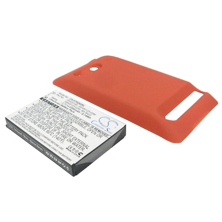 Bsc Preferred HTC A9292 EVO 4G Supersonic 2200mAh Red Mobile Phone Replacement Battery CS-HT9292RL.1